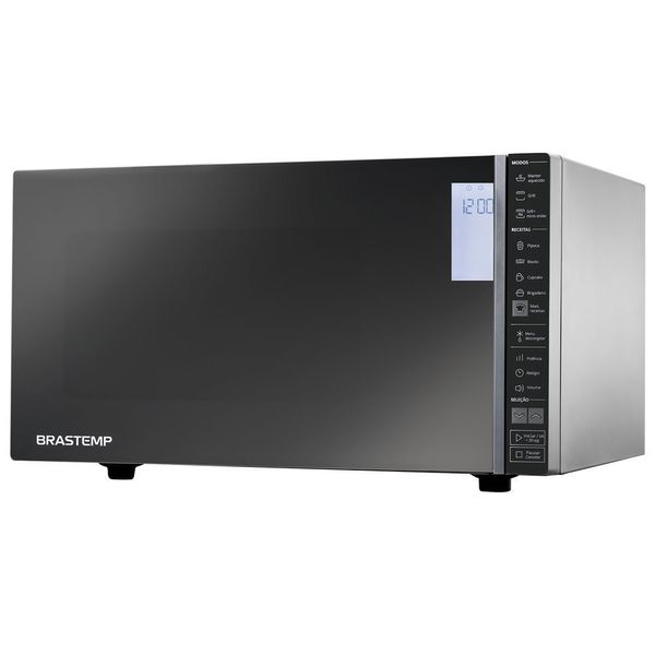 Micro-ondas Brastemp Espelhado Grill 32 Litros - BMG45 Micro-ondas de Mesa Brastemp com 32 Litros de Capacidade e Grill Espelhado - BMG45AR